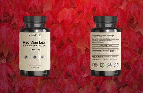 Red Vine Leaf extracts Horse Chestnut 1300mg: