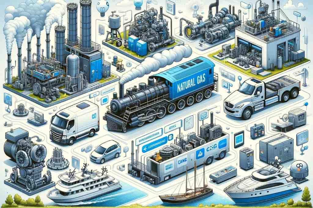 Types of Equipment With Natural Gas Engines